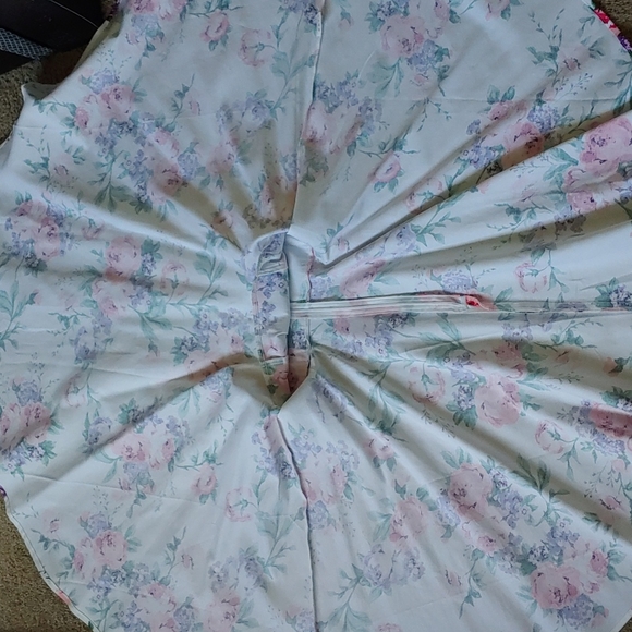 Floral circle skirt midi dress - Picture 8 of 11